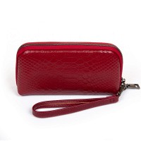 Женская кожаная косметичка Cosmetic 60095-4 bordo