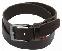 Мужской кожаный ремень под джинсы Skipper 1151-45 темно-коричневый
