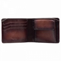 Мужской кожаный кошелек Visconti MT92 Zanotti (Tan Burnish)
