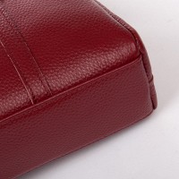 Молодежный клатч из кожи ALEX RAI 88089 bordo