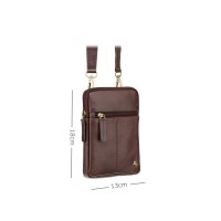 Сумка мужская кожаная Visconti S10 Remi (Brown)