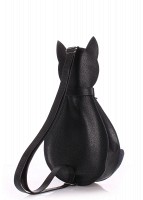 Женский кожаный рюкзак Poolparty leather-cat-backpack
