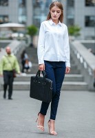 Кожаная сумка для ноутбука и документов BlankNote черная BN-BAG-37-G