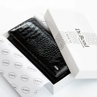 Женский лаковый кожаный кошелек PE DR. BOND PEW501 black