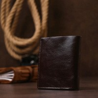 Мужской кожаный кошелек Shvigel 16506