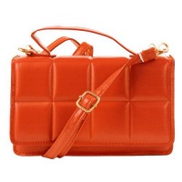 Женский клатч из кожезаменителя VALIRIA FASHION 5DETAA308-orange