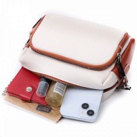 Молодежная женская кожаная сумка через плечо Vintage 22589