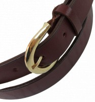 Женский кожаный ремень Skipper 1429-30 коричневый