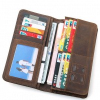 Мужской кожаный бумажник Vintage 14376