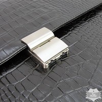 Портфель кожаный мужской классический черный Desisan