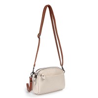 Женский молодежный кожаный клатч ALEX RAI 19204 white