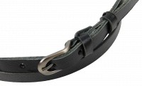 Женский узкий кожаный ремень Skipper 1373-15