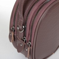 Молодежный клатч из кожи ALEX RAI F-5501 purple