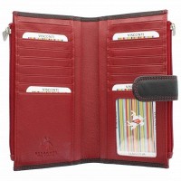 Кошелек женский Visconti JADE CD-23 BLK/RED