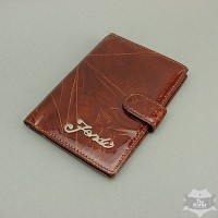 Женская обложка кожаная для автодокументов