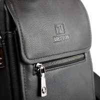 Мужская кожаная сумка через плечо BRETTON 9027-3D black