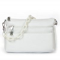 Женская кожаная сумка ALEX RAI 3011 white