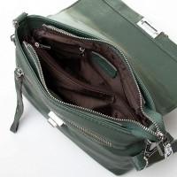 Женская кожаная сумка ALEX RAI 8793-9 blue-green
