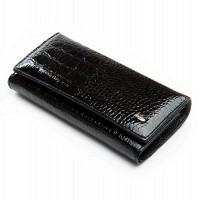 Женский лаковый кожаный кошелек PE DR. BOND PEW1-V-2 black