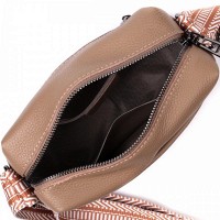 Молодежная женская кожаная сумка через плечо Vintage 22604