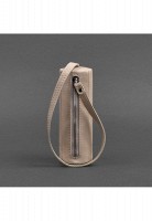 Женская кожаная ключница 3.0 Тубус светло-бежевая краст BN-KL-3-LIGHT-BEIGE