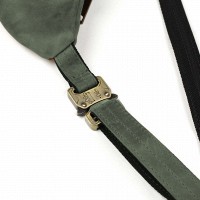 Мужская кожаная сумка бананка, сумка напоясная TARWA RE-3079-3md
