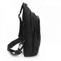 Мужская тканевая сумка-слинг Lanpad 82084 black