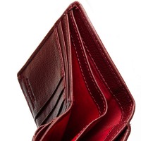 Женский кожаный кошелек Bright DR. BOND WS-31 wine red