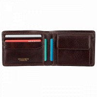 Мужской кожаный кошелек Visconti PT107 Sergio (Tan/Brown)