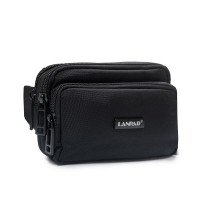 Мужская сумка на пояс Lanpad 35007 black