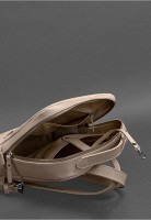 Женский кожаный рюкзак Cooper светло-бежевый краст BN-BAG-19-LIGHT-BEIGE