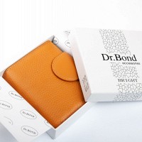 Женский кожаный кошелек Bright DR. BOND WS-36 yellow