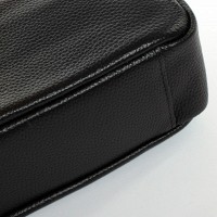Молодежный клатч из кожи ALEX RAI BM 3801-HA-1 black