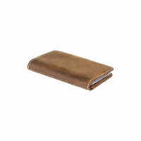 Кожаная визитница с RFID защитой Visconti vsl24 oil tan
