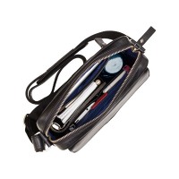 Мужская кожаная сумка с RFID защитой Visconti ML36 Vesper A5 (Black)