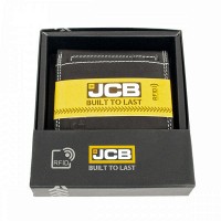 Английский мужской кожаный кошелек JCB NC52MN Black (Черный)