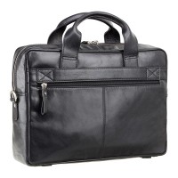 Мужская кожаная сумка с RFID защитой Visconti ml31 blk
