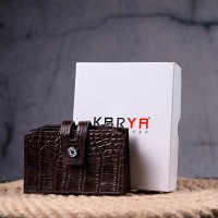 Кожаный картхолдер KARYA 21330