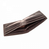 Английский мужской кожаный кошелек Ashwood 1211 VT Brown