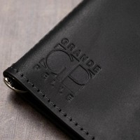 Кожаный зажим для купюр GRANDE PELLE 11404