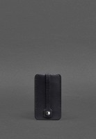 Кожаная ключница 1.0 темно-синий Краст BN-KL-1-NAVY-BLUE