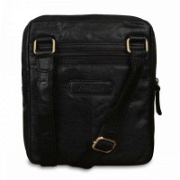 Мужская кожаная сумка Ashwood  G33 Black