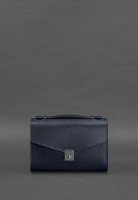 Женская кожаная сумка-кроссбоди Lola  BlankNote темно-синяя BN-BAG-35-NAVY-BLUE