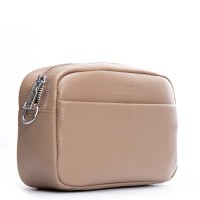 Женский молодежный кожаный клатч ALEX RAI 3801 beige