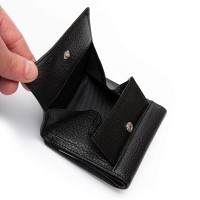 Женский кожаный кошелек Bright DR. BOND WS-219 black