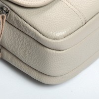 Женский молодежный кожаный клатч ALEX RAI 3904 pale grey