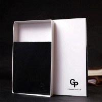 Кожаный мужской кошелек ручной работы с держателем для Apple AirTag GRANDE PELLE 11623 
