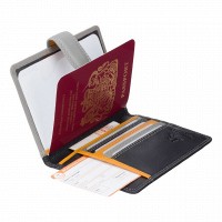 Кожаная обложка для паспорта Visconti rb75 blk m