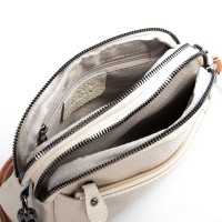 Женский молодежный кожаный клатч ALEX RAI 19204 white