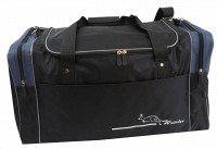 Сумка дорожная 60 л Wallaby 430-8 черная с серым